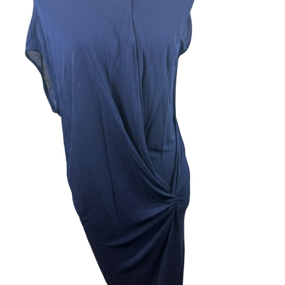 ⭐️ Host Pick ⭐️Helmut Lang blue asymmetrical dress size medium - Picture 3 of 12